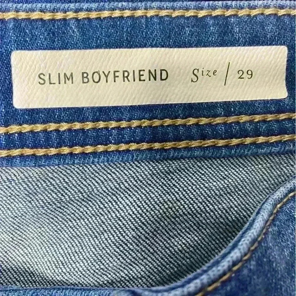 Pilcro and the letterpress by Anthropology denim slim boyfriend jeans size 29 - Picture 6 of 9